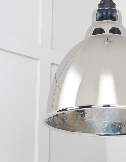 Hammered Nickel Brindley Cluster Pendant by From The Anvil