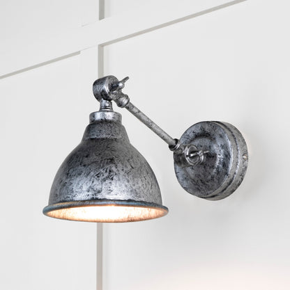 From The Anvil's Pewter Pewter Brindley Wall Light