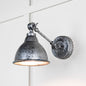 From The Anvil's Pewter Pewter Brindley Wall Light