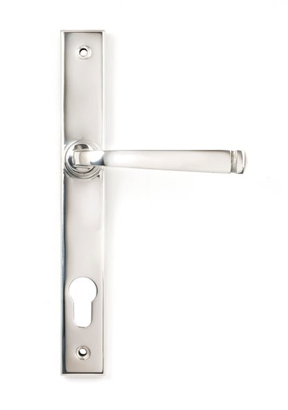 From The Anvil's Polished Marine SS (316) Avon Slimline Lever Espag. Lock Set