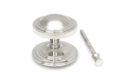 Art Deco Centre Door Knob by From The Anvil