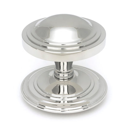 From The Anvil's Polished Marine SS (316) Art Deco Centre Door Knob