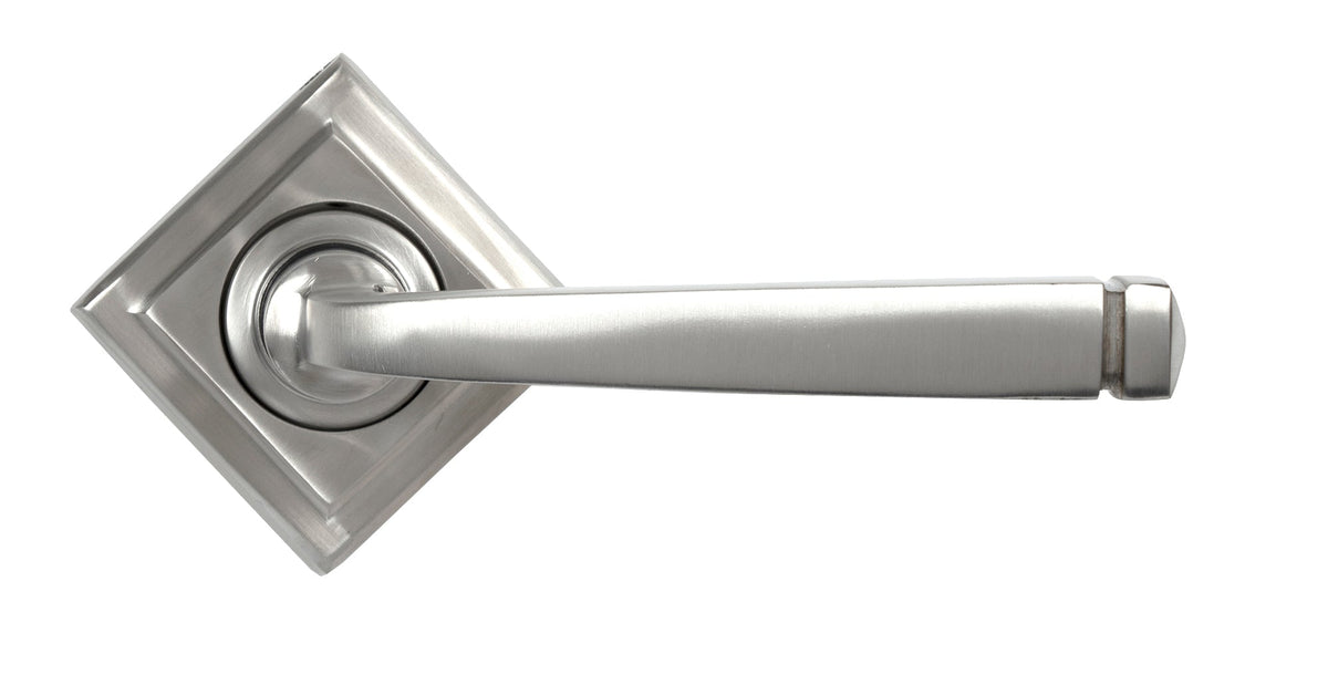Avon Round Lever on Rose Set (Sprung) by From The Anvil