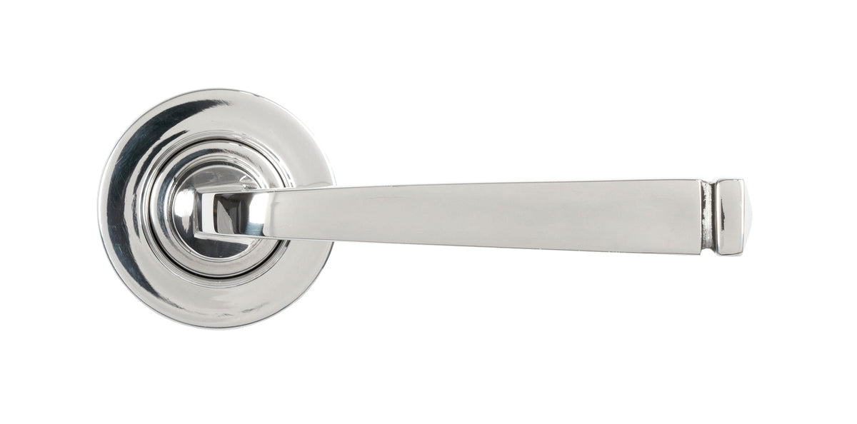 Avon Round Lever on Rose Set (Sprung) by From The Anvil