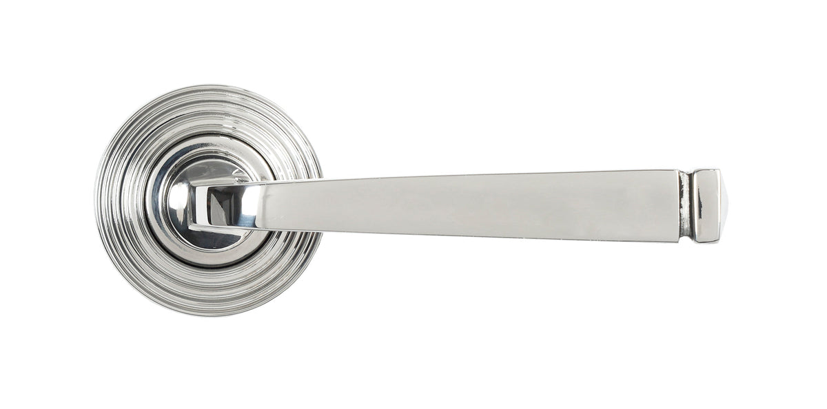 Avon Round Lever on Rose Set (Sprung) by From The Anvil