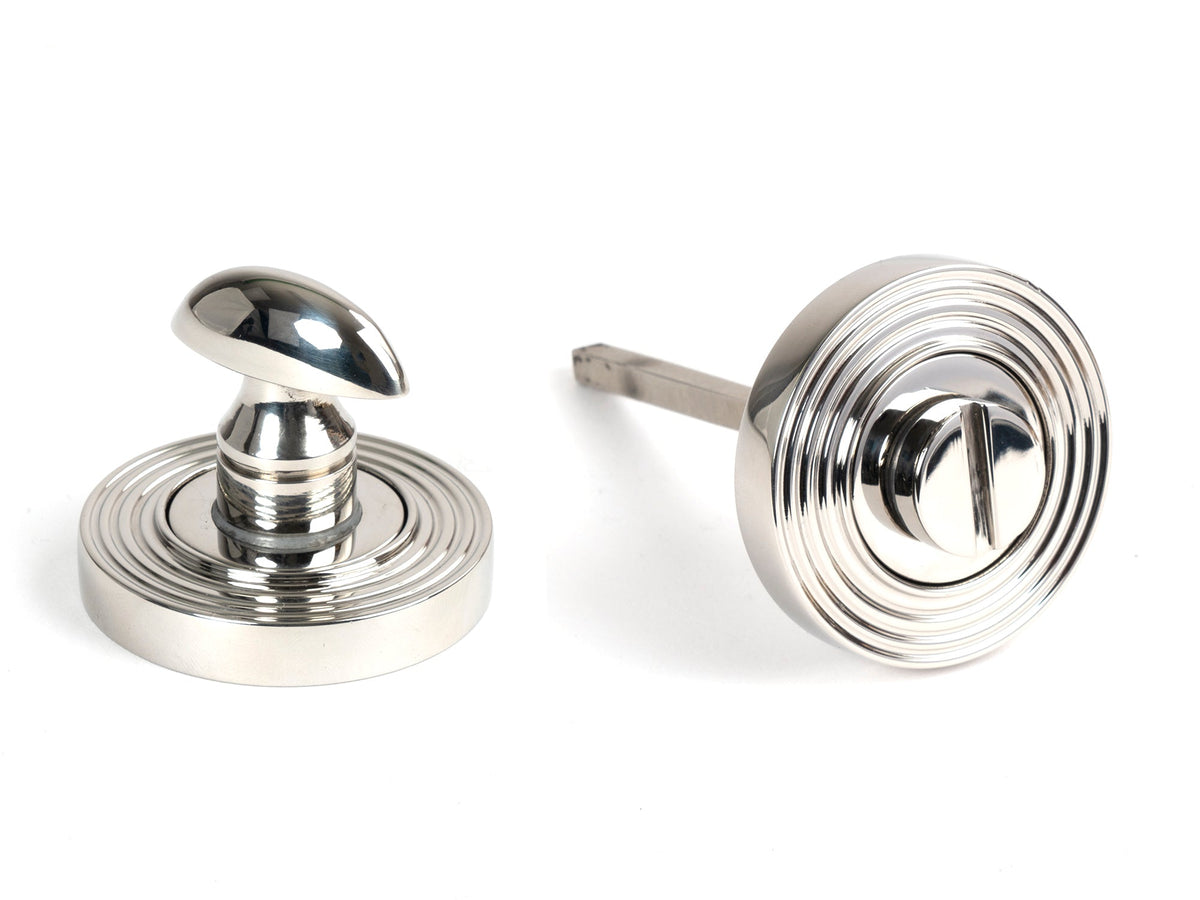 From The Anvil's Polished Marine SS (316) Round Thumbturn Set