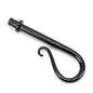 From The Anvil's Black Shepherds Crook Curtain Finial (pair)