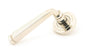 From The Anvil's Polished Nickel Avon Round Lever on Rose Set (Unsprung)