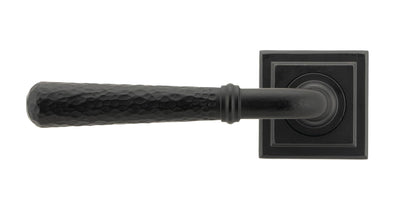 Hammered Newbury Lever on Rose Set (Unsprung) by From The Anvil