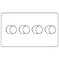 Studio Range Polished Nickel Switches & Sockets, Y08 - 4G Multi Location Primary Dimmer by Heritage Brass By M-Marcus