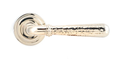 Hammered Newbury Lever on Rose Set (Unsprung) by From The Anvil