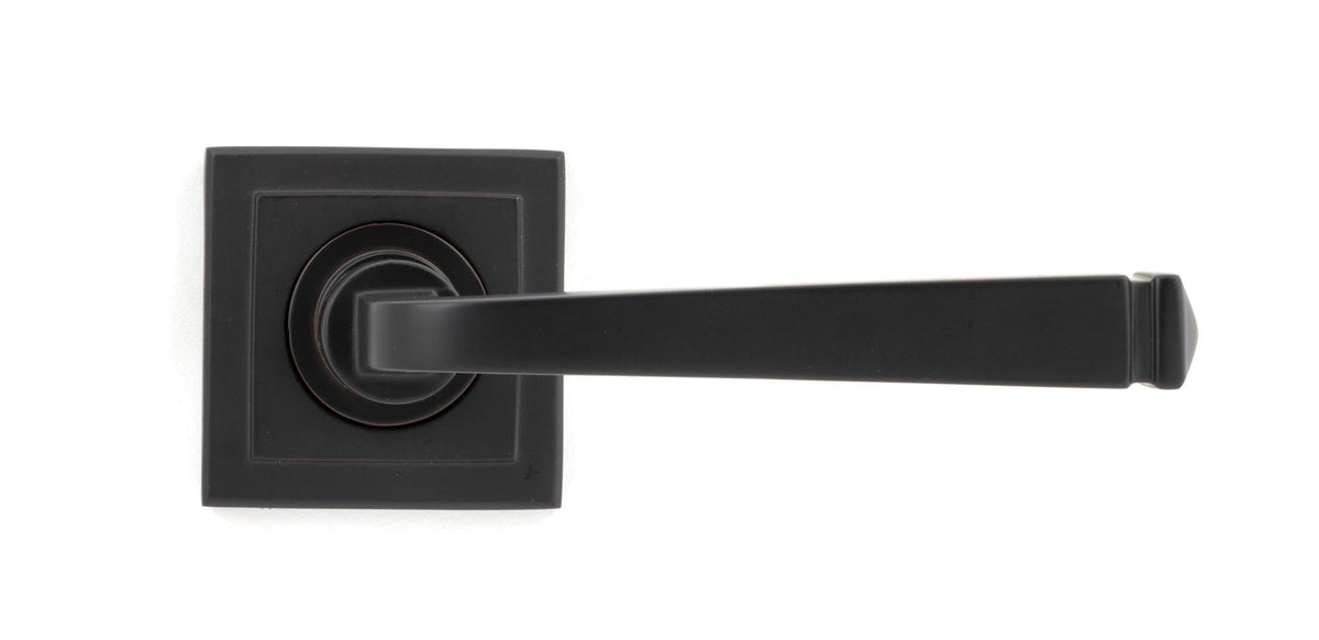 Avon Round Lever on Rose Set (Unsprung) by From The Anvil
