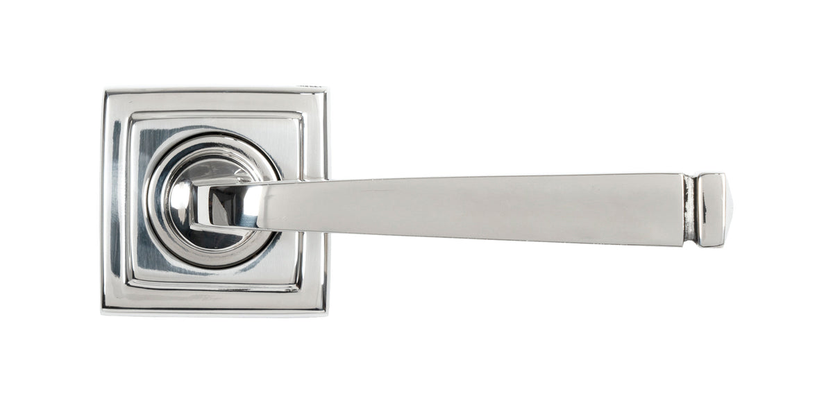 Avon Round Lever on Rose Set (Unsprung) by From The Anvil