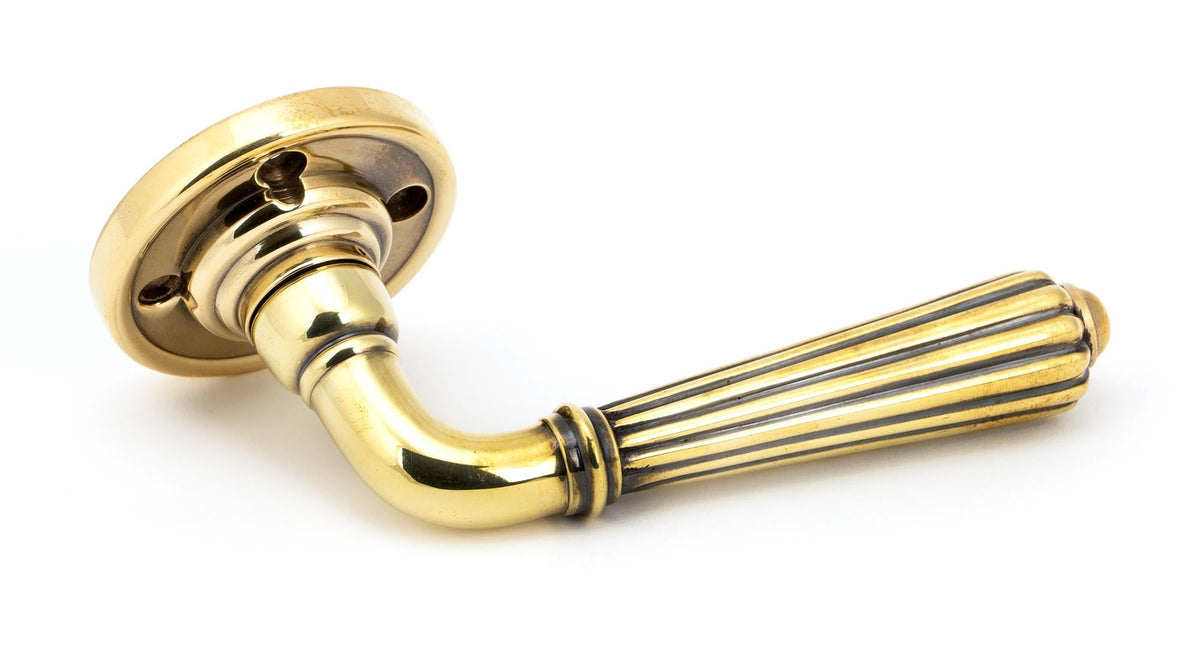 Hinton Lever on Rose Set (Unsprung) by From The Anvil