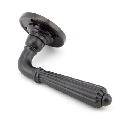 Hinton Lever on Rose Set (Unsprung) by From The Anvil