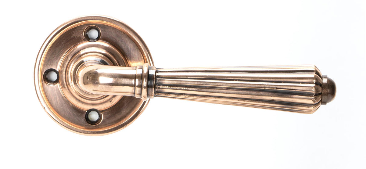 Hinton Lever on Rose Set (Unsprung) by From The Anvil
