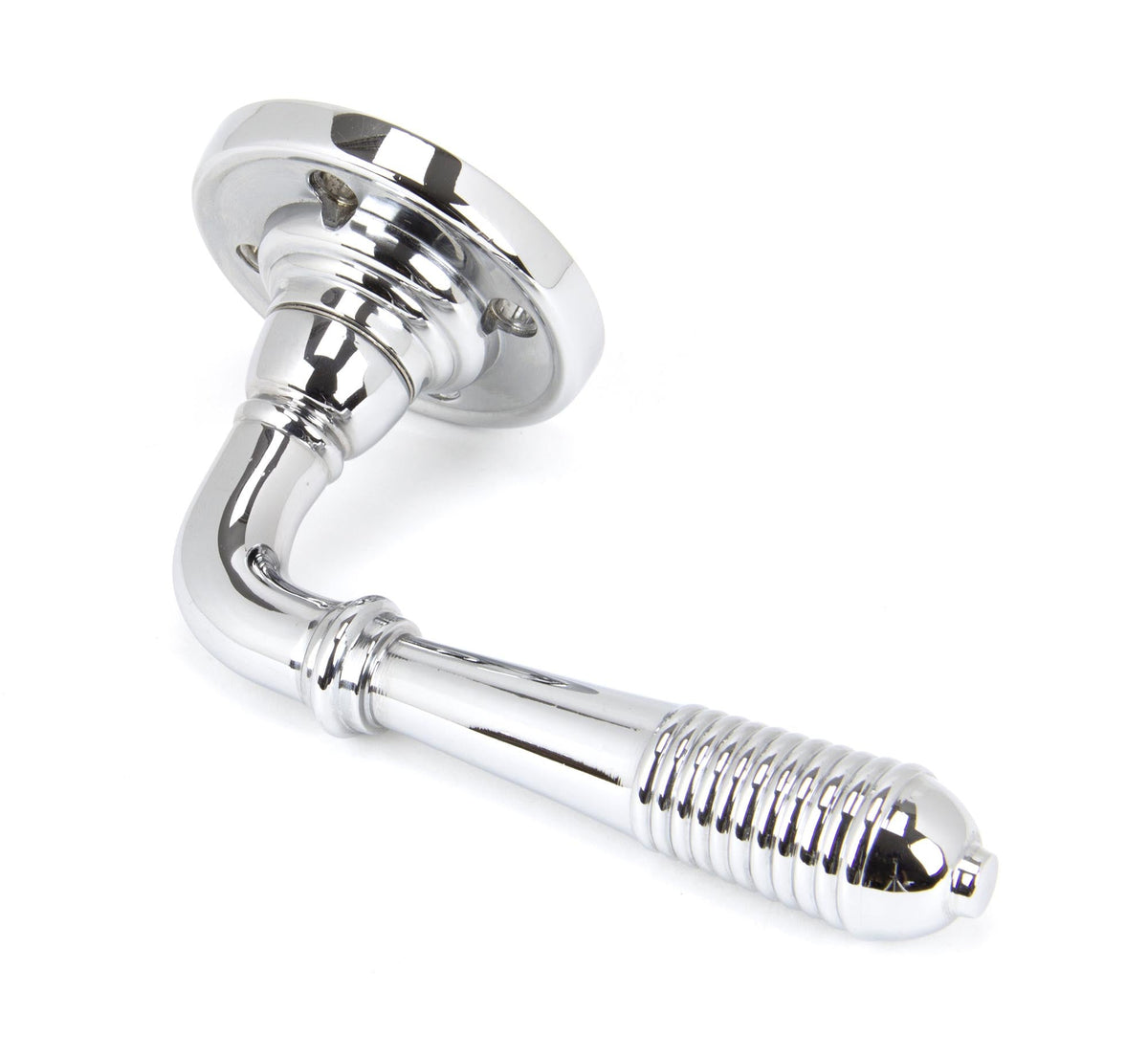 Reeded Lever on Rose Set by From The Anvil