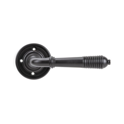 Reeded Lever on Rose Set by From The Anvil