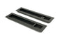 From The Anvil's Aged Bronze Plain Rectangular Pull - Privacy Set