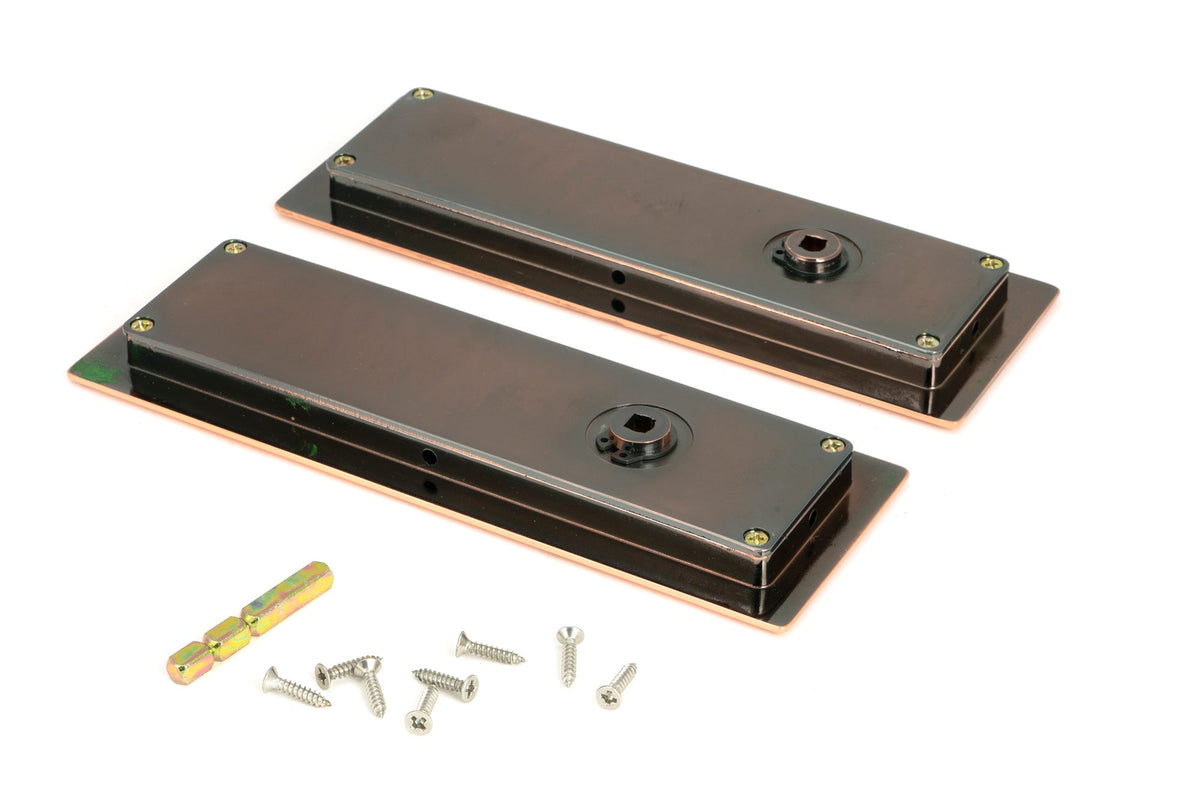 Art Deco Rectangular Pull - Privacy Set by From The Anvil
