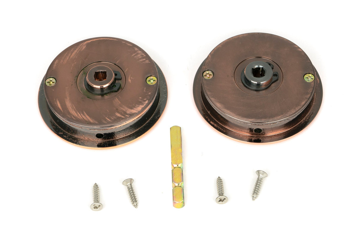 Art Deco Round Pull - Privacy Set by From The Anvil