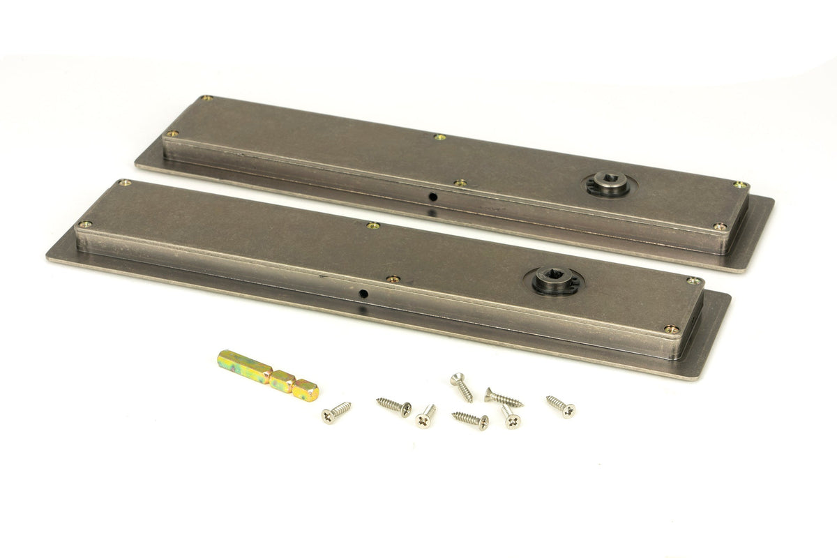 Art Deco Rectangular Pull - Privacy Set by From The Anvil