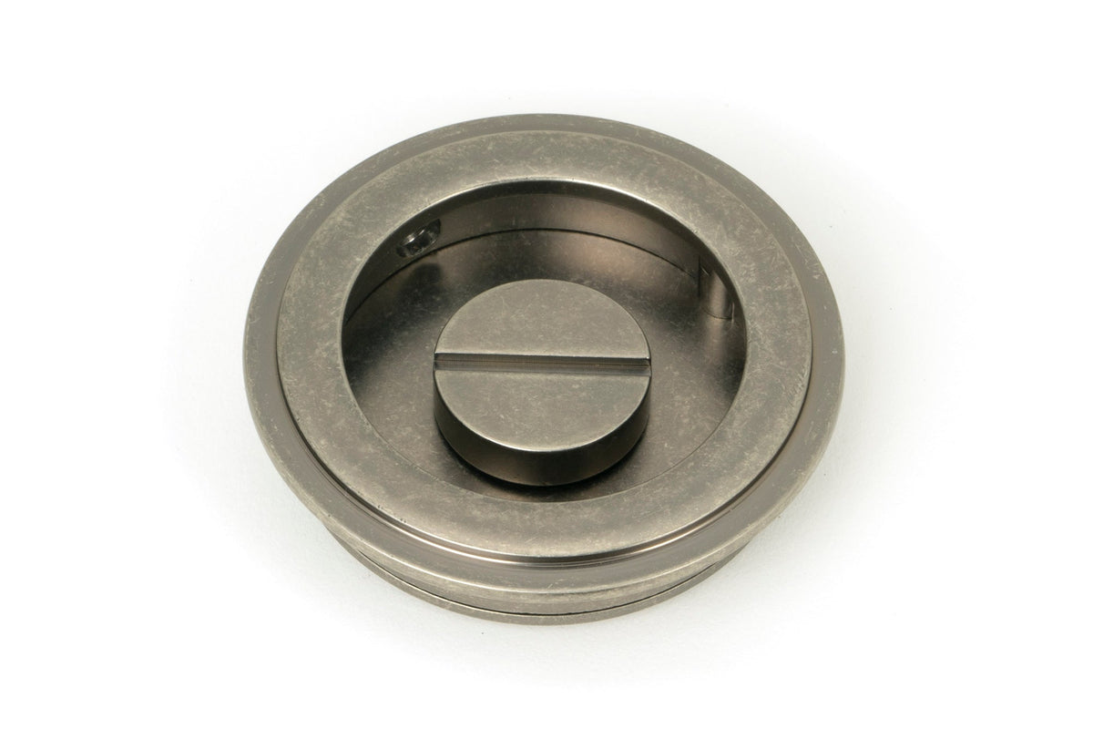 Art Deco Round Pull - Privacy Set by From The Anvil