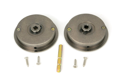 Art Deco Round Pull - Privacy Set by From The Anvil
