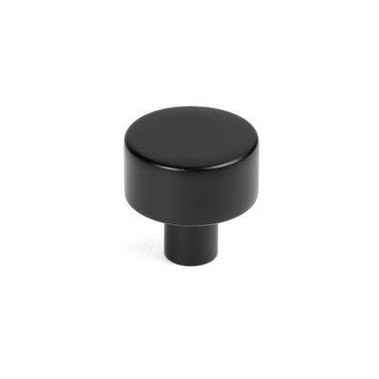 From The Anvil's Matt Black 25mm Kelso Cabinet Knob