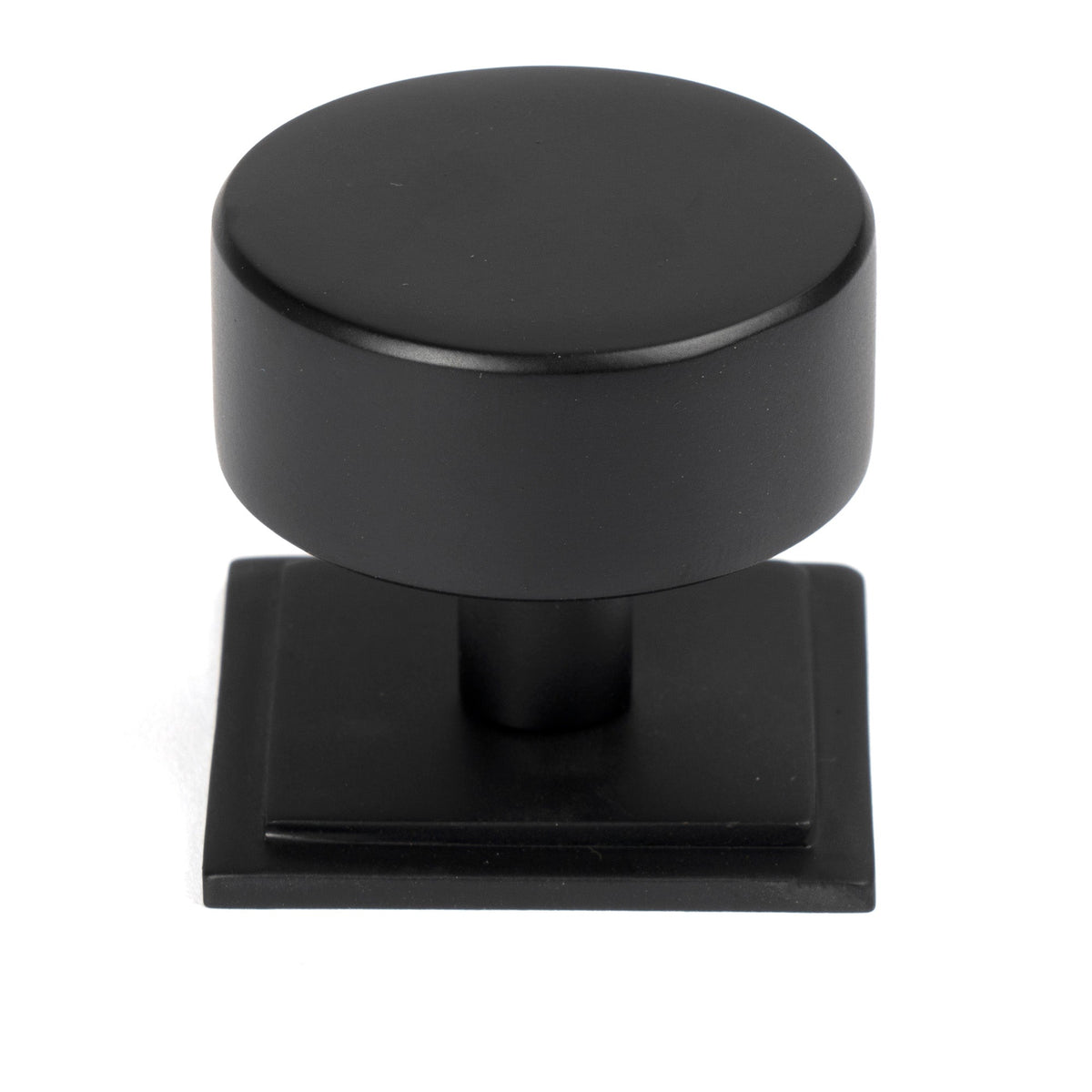 From The Anvil's Matt Black 38mm Kelso Cabinet Knob