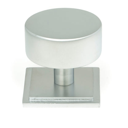 From The Anvil's Satin Chrome 38mm Kelso Cabinet Knob