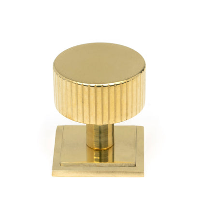 From The Anvil's Polished Brass 32mm Judd Cabinet Knob