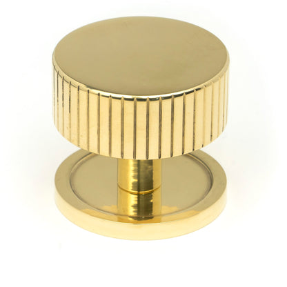 From The Anvil's Polished Brass 38mm Judd Cabinet Knob