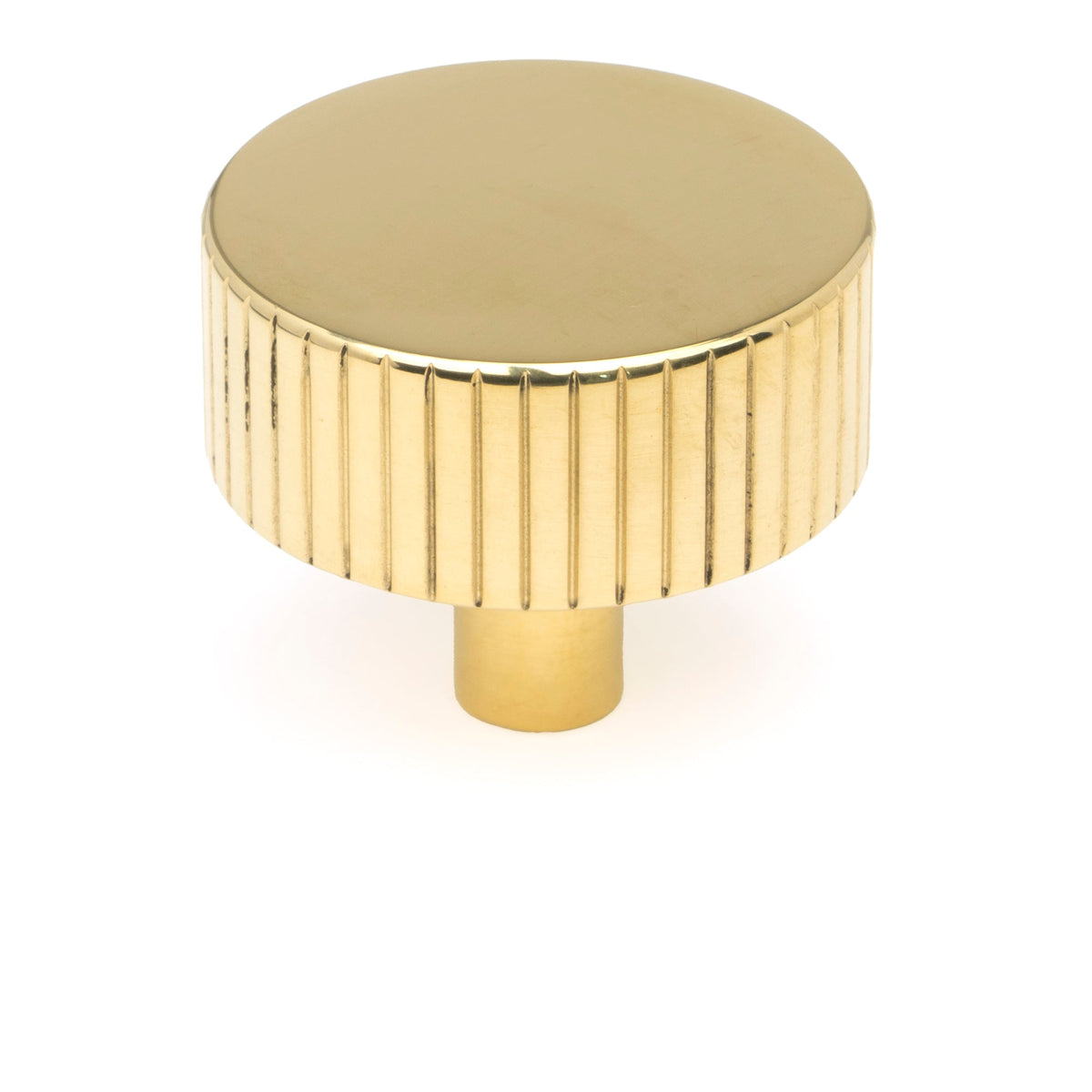 From The Anvil's Polished Brass 38mm Judd Cabinet Knob