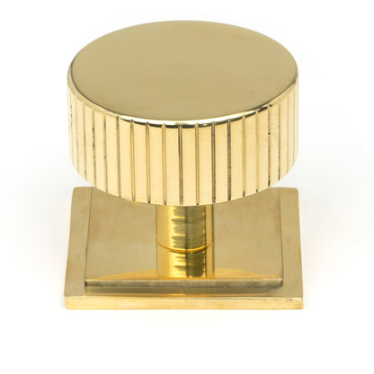 From The Anvil's Polished Brass 38mm Judd Cabinet Knob