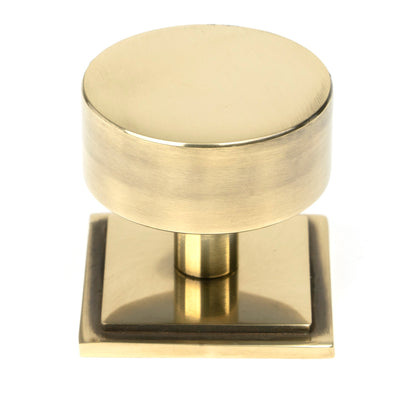 From The Anvil's Aged Brass 38mm Kelso Cabinet Knob