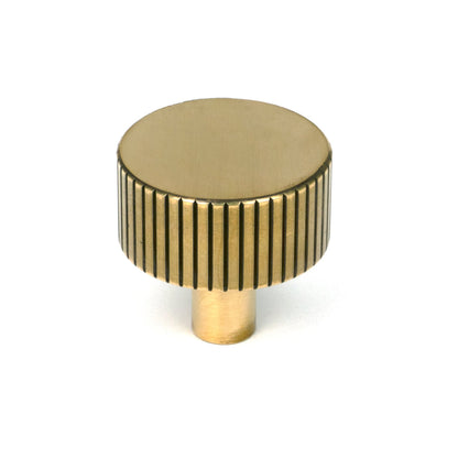 From The Anvil's Aged Brass 32mm Judd Cabinet Knob