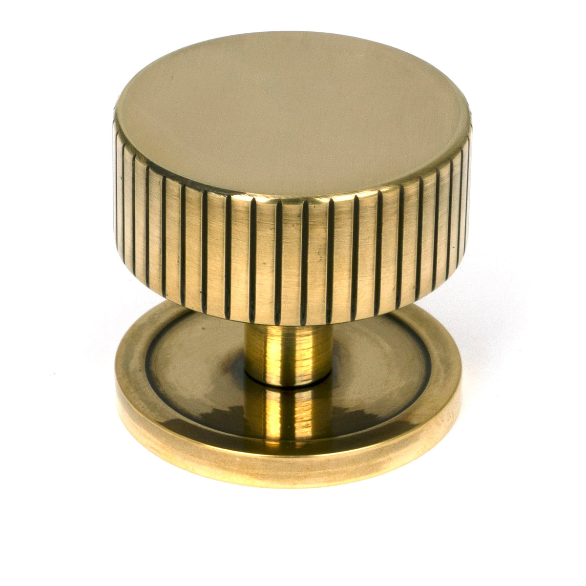 From The Anvil's Aged Brass 38mm Judd Cabinet Knob