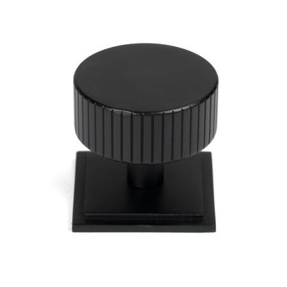 From The Anvil's Matt Black 38mm Judd Cabinet Knob