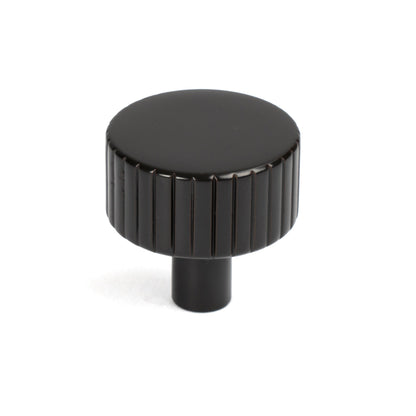 From The Anvil's Aged Bronze 32mm Judd Cabinet Knob