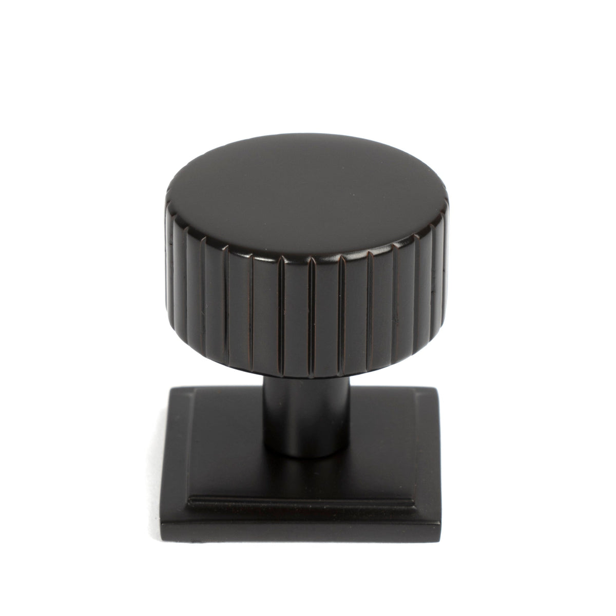 From The Anvil's Aged Bronze 32mm Judd Cabinet Knob