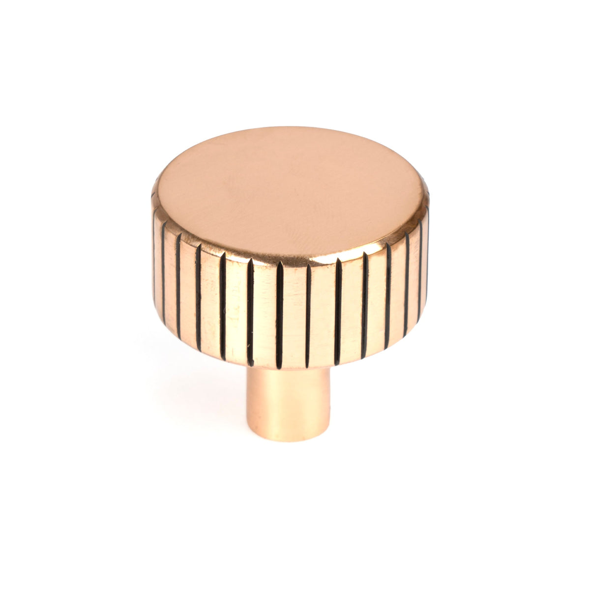 From The Anvil's Polished Bronze 32mm Judd Cabinet Knob