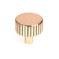From The Anvil's Polished Bronze 32mm Judd Cabinet Knob