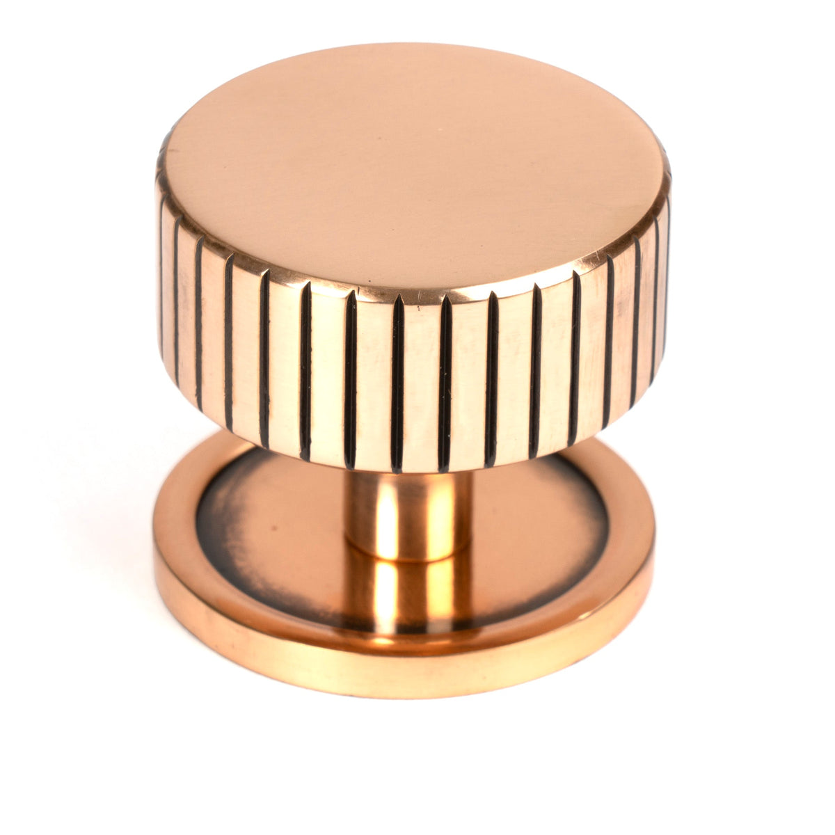 From The Anvil's Polished Bronze 38mm Judd Cabinet Knob