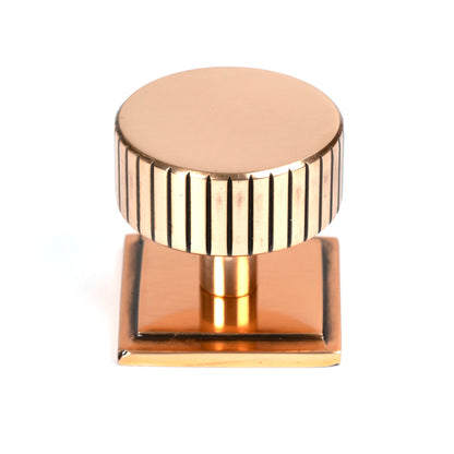 From The Anvil's Polished Bronze 38mm Judd Cabinet Knob