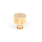 From The Anvil's Polished Brass Kahlo Cabinet Knob
