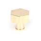 From The Anvil's Polished Brass Kahlo Cabinet Knob