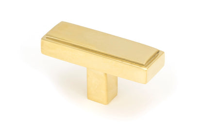 From The Anvil's Polished Brass Scully T-Bar
