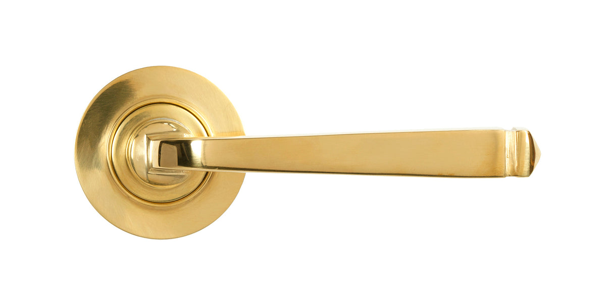 Avon Round Lever on Rose Set (Unsprung) by From The Anvil