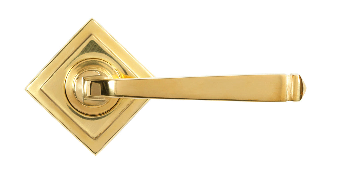 Avon Round Lever on Rose Set (Sprung) by From The Anvil